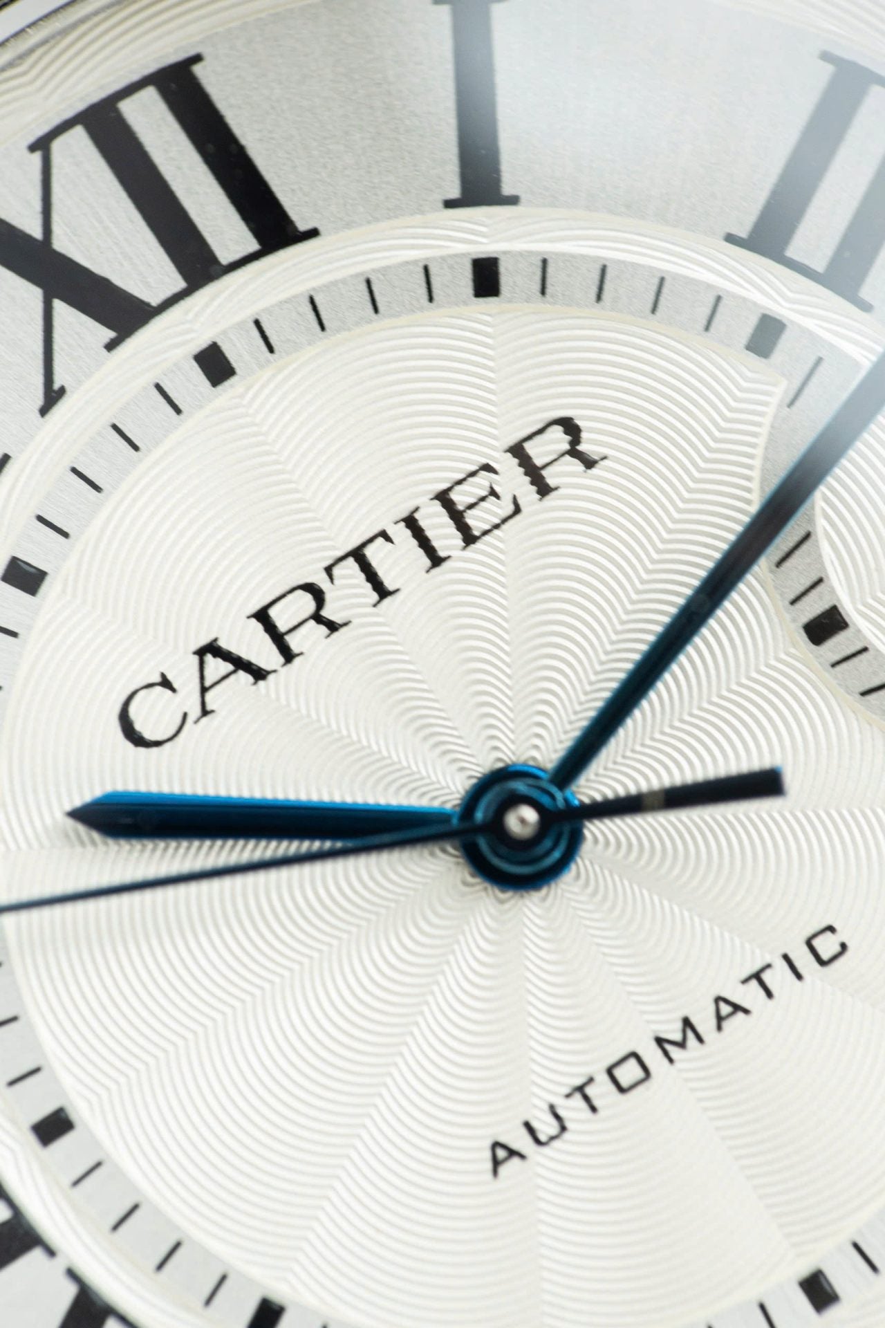 Cartier Ballon Bleu WE9009Z3 White Dial Replica Watch Bezel Diamond Moissanite AF Factory 42mm