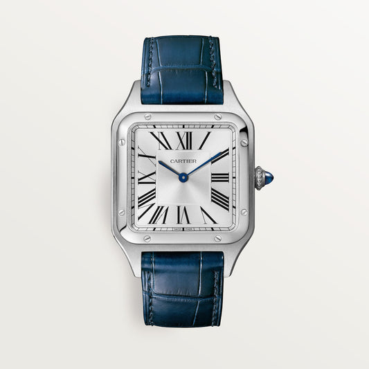 fake cartier watch Santos-Dumont large model high autonomy quartz movement(1:1 replica)