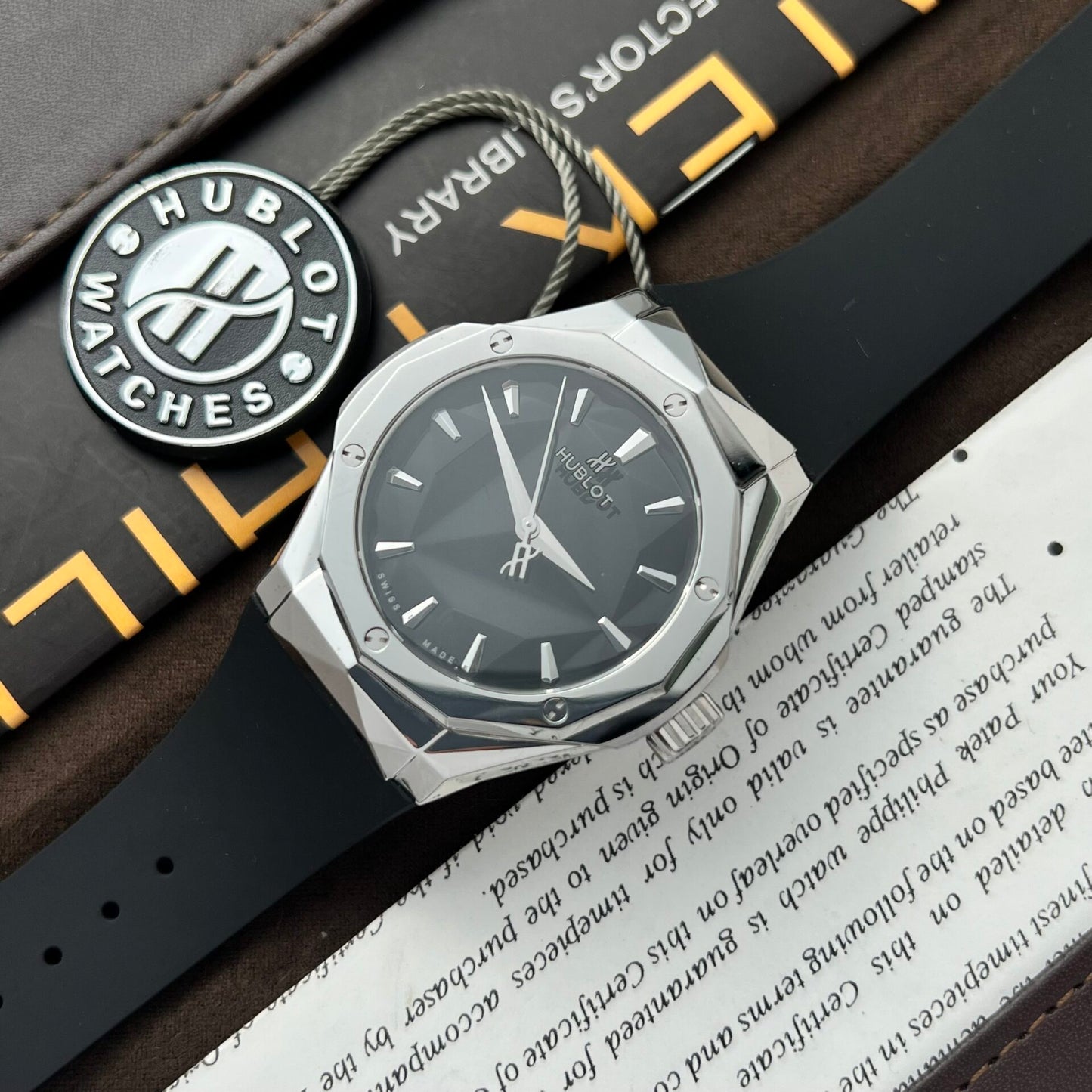 Hublot Replica 1:1 Watch Orlinski Titanium Black HB Factory 40mm