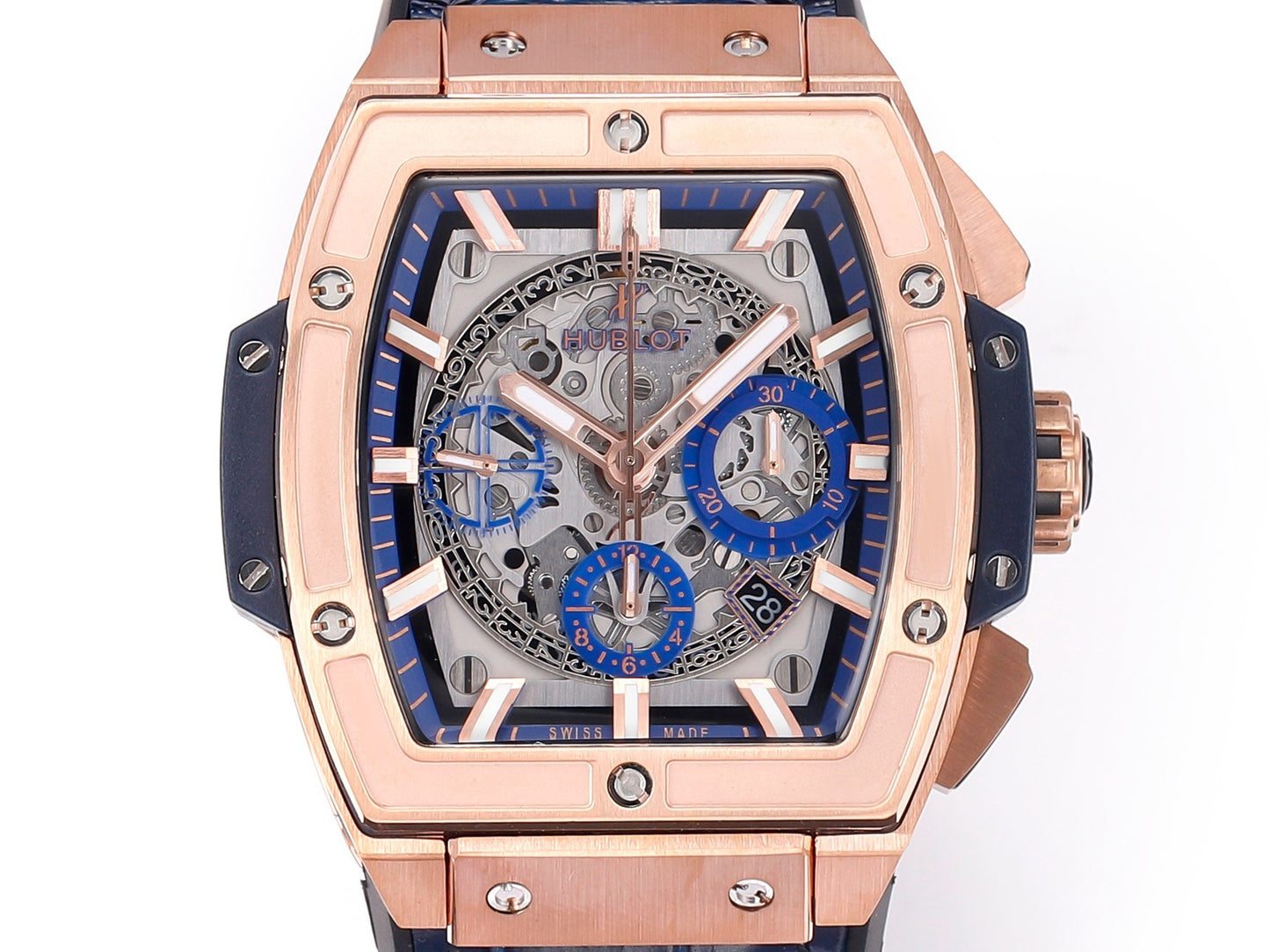 Hublot SPIRIT OF BIG BANG Chronograph, 45 mm Textured rubber strap(1:1 replica)
