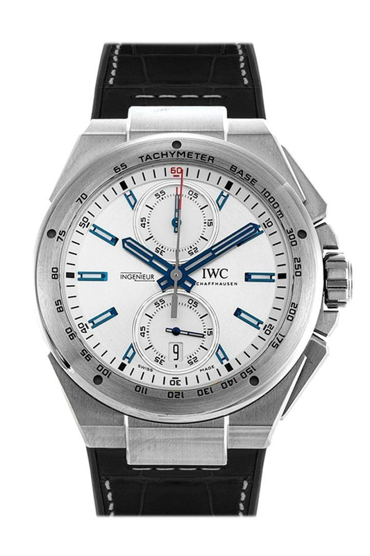 IWC Ingenieur  Chronograph Racer Silver Dial Rubber Strap 46mm Men's Watch IW378509(1:1 replica)