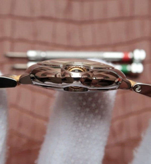 Replica Cartier Ballon Bleu Ladies 28mm SS White Dial SS/YG Bracelet Ronda Quartz