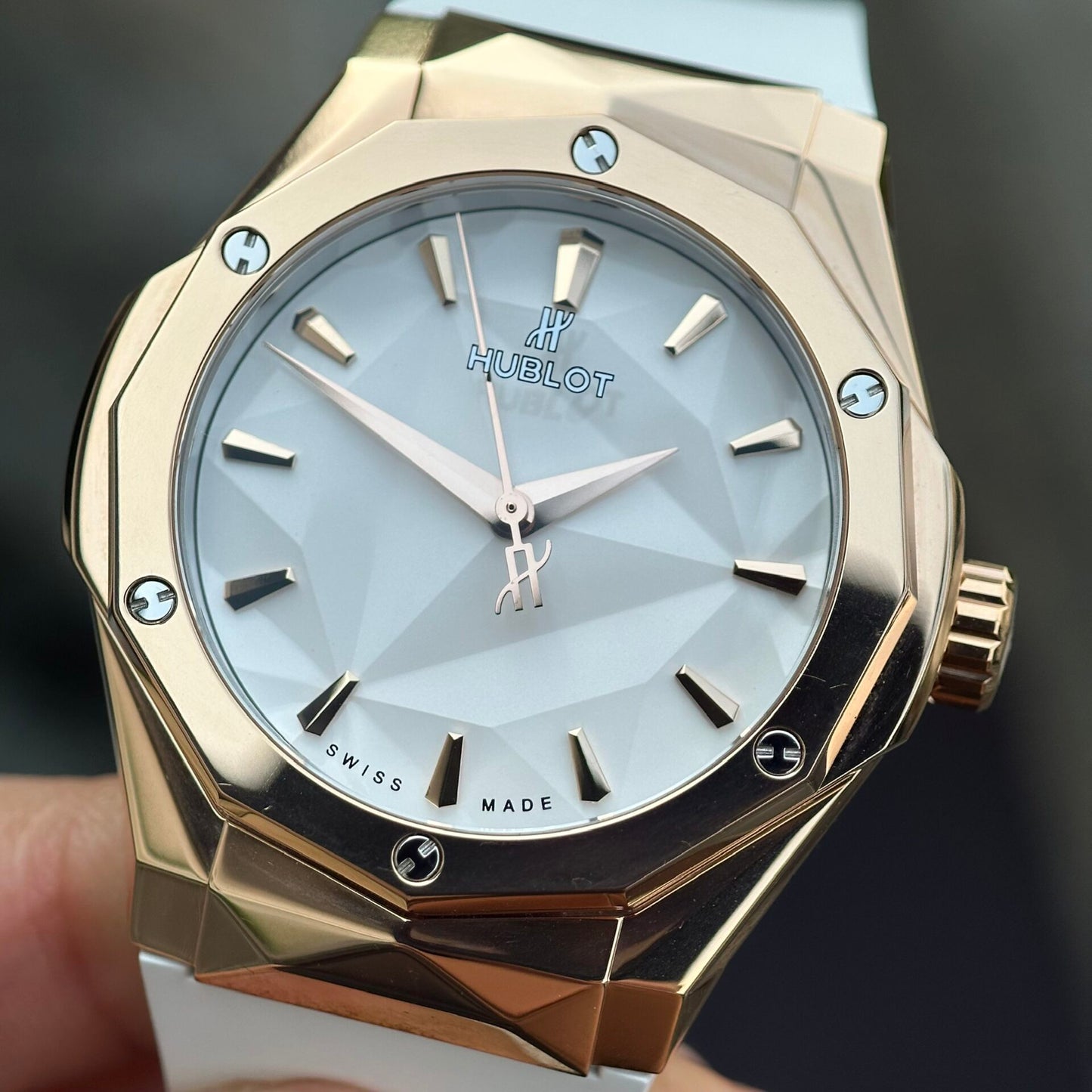 Hublot Replica Watch Orlinski King Gold White Dial APS Factory 40mm