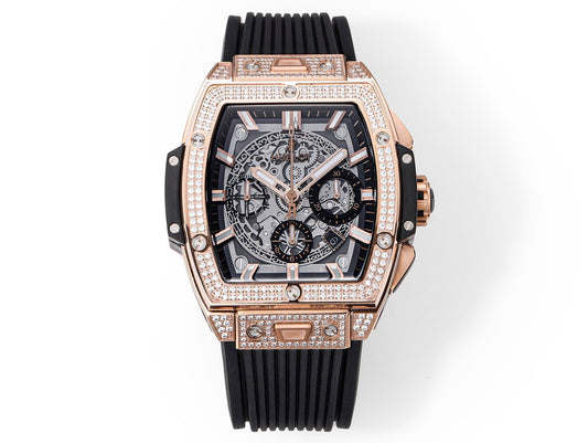 Hublot Spirit of Big Bang Textured Rubber Strap(1:1 replica)