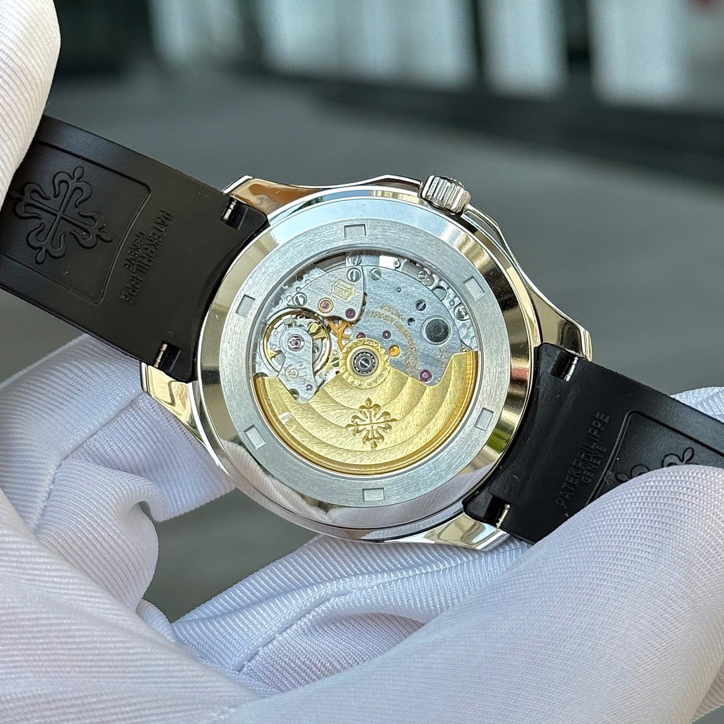 Patek Philippe Aquanaut 5167 Knock Off Watches Gray Dial Rubber Strap Custom BBF Factory 40mm