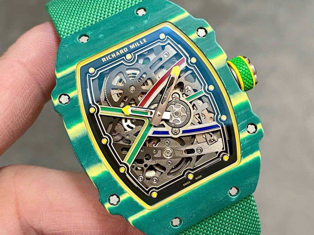 Richard Mille RM67-02 Case Green Carbon Refined Super Light 37 Grams 38.7¡Á47.52mm