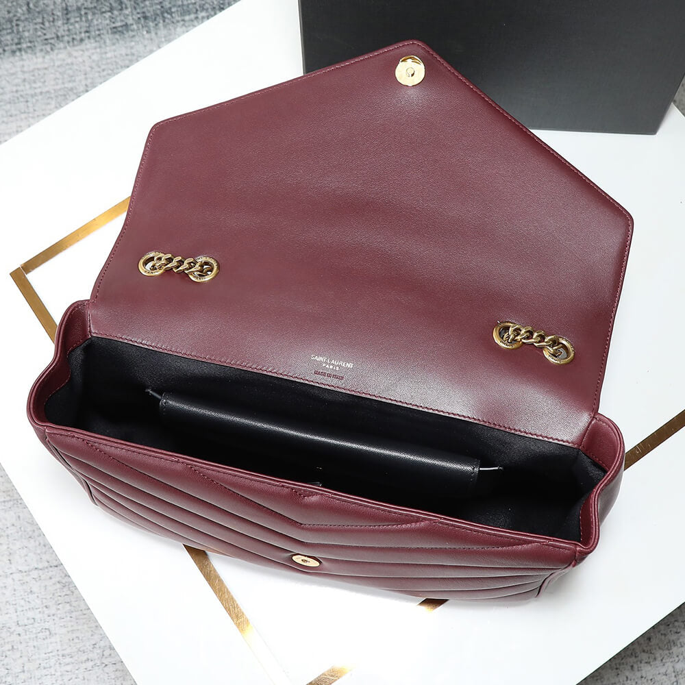 YSL LOULOU large in MATELASSE lambskin(HIGH-END GRADE)