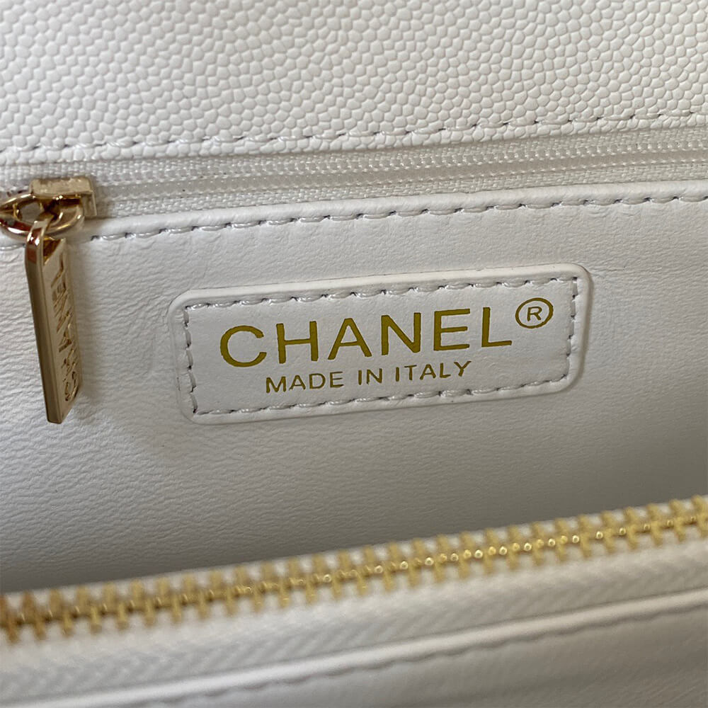 CHANEL Large Flap Bag With Top Handle(high-end grade)