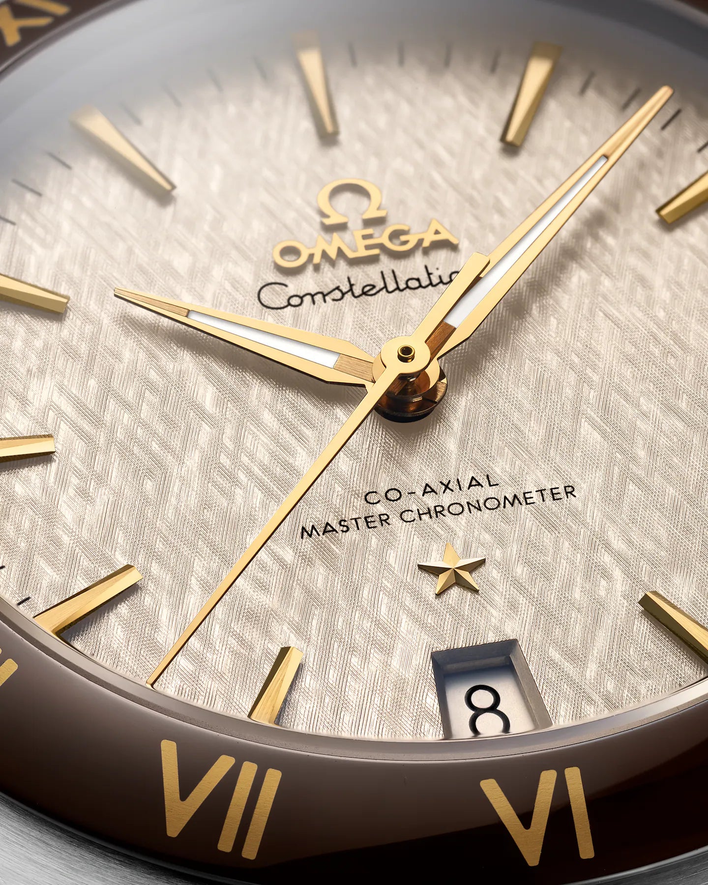 Constellation 41 mm, steel ? yellow gold on leather strap(1:1 replica)