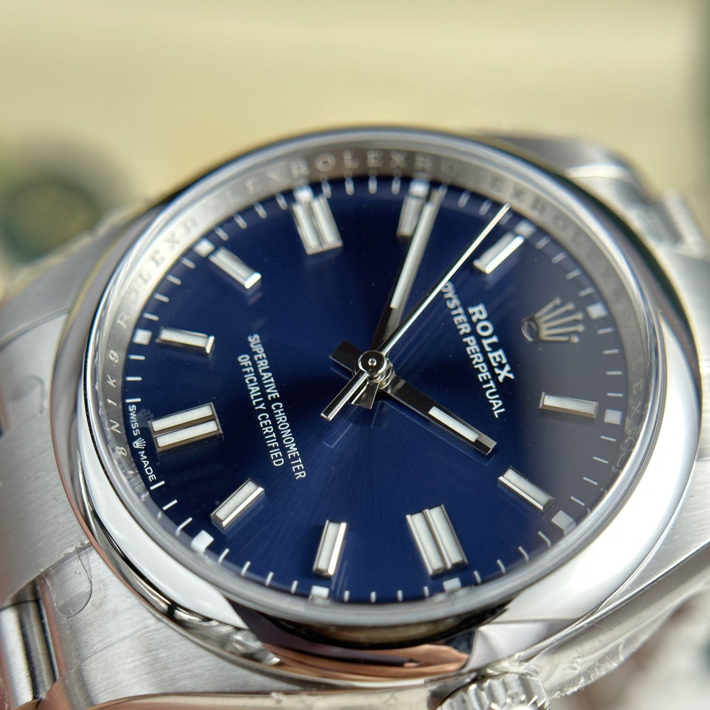Rolex Replica Watch Oyster Perpetual 126000 Blue Dial Clean Fatory 36mm