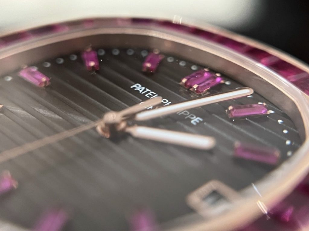 Patek Philippe Nautilus 5723 Replica Watch Gold Wrapped With Red Ruby 40mm