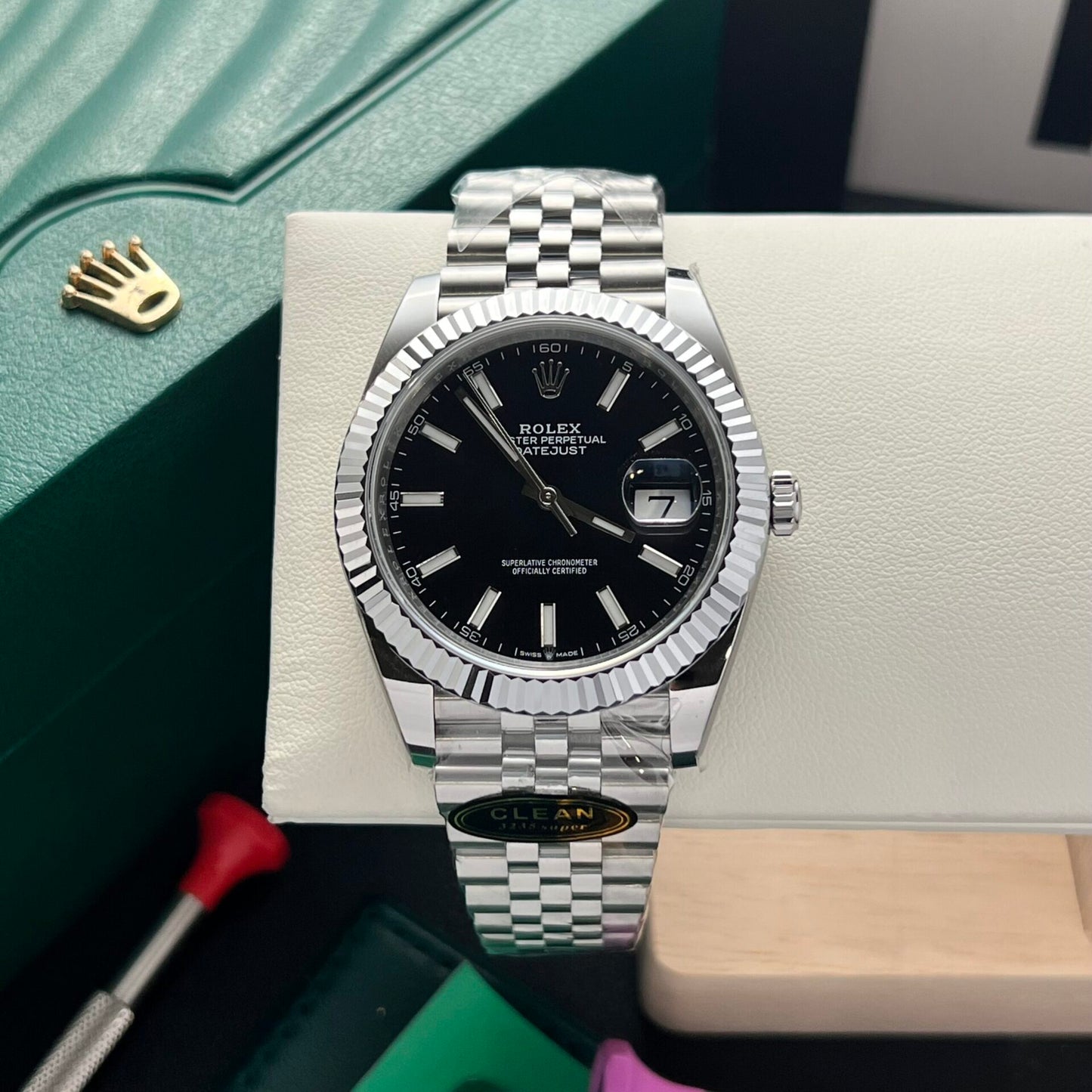 Rolex Replica Watches Datejust 126334 Black Dial Clean Factory 41mm
