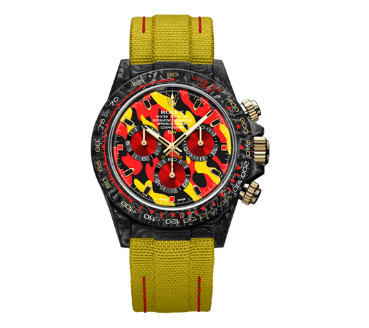 ROLEX Diw Daytona military yellow 40mm oyster black(1:1 replica)