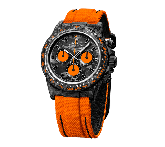 ROLEX Diw Daytona carbon orange edition 40mm oyster black(1:1 replica)