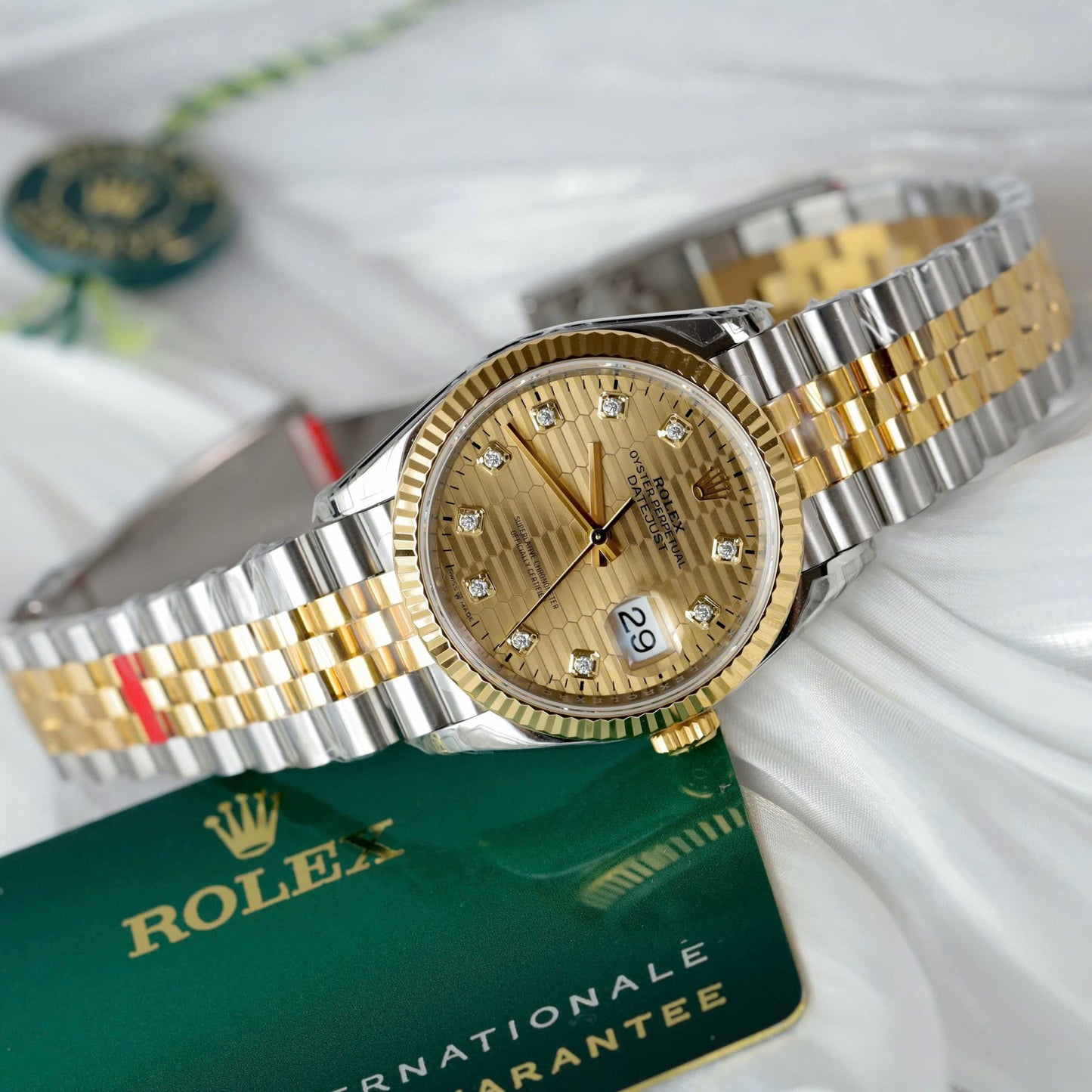 Rolex DateJust 126231 Replica Watch M¨¤u Demi Motif Dial VS Factory 36mm