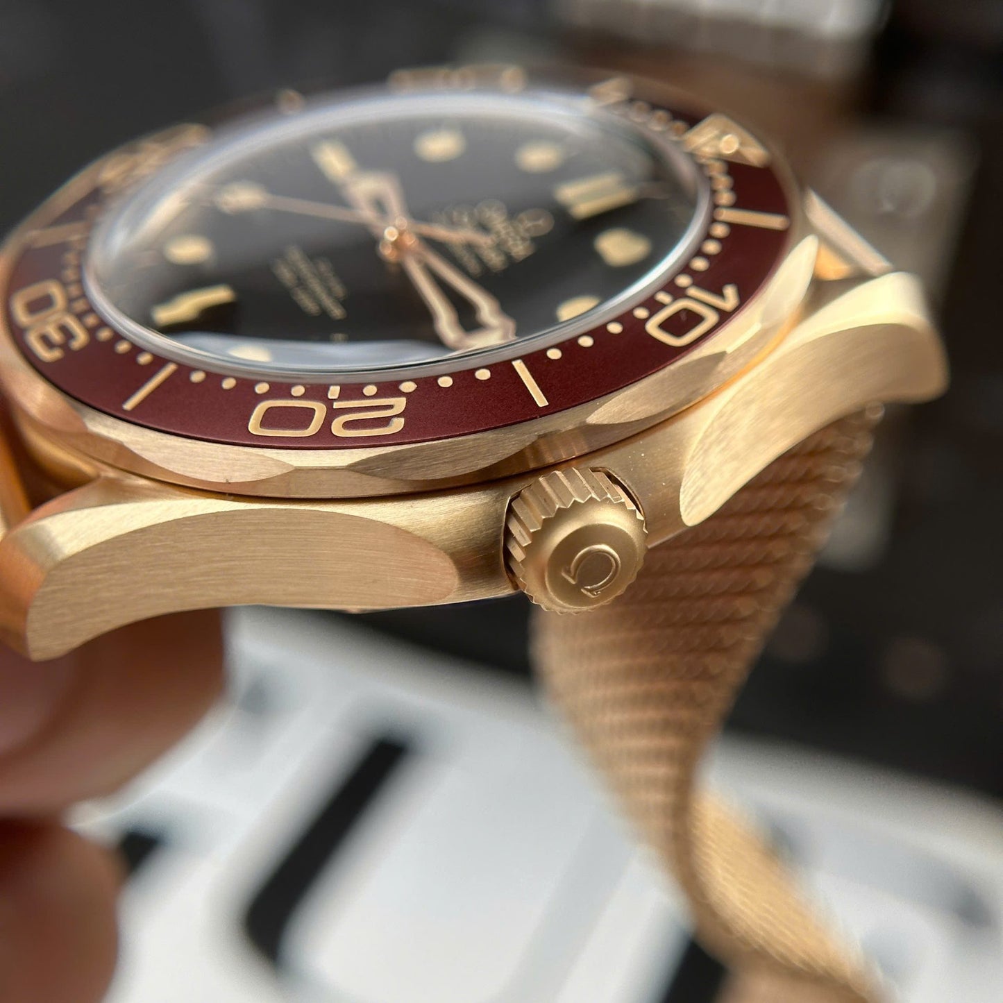 Omega Best Replica Watch Seamaster Diver 300M Bronze Gold VS Factory 42mm