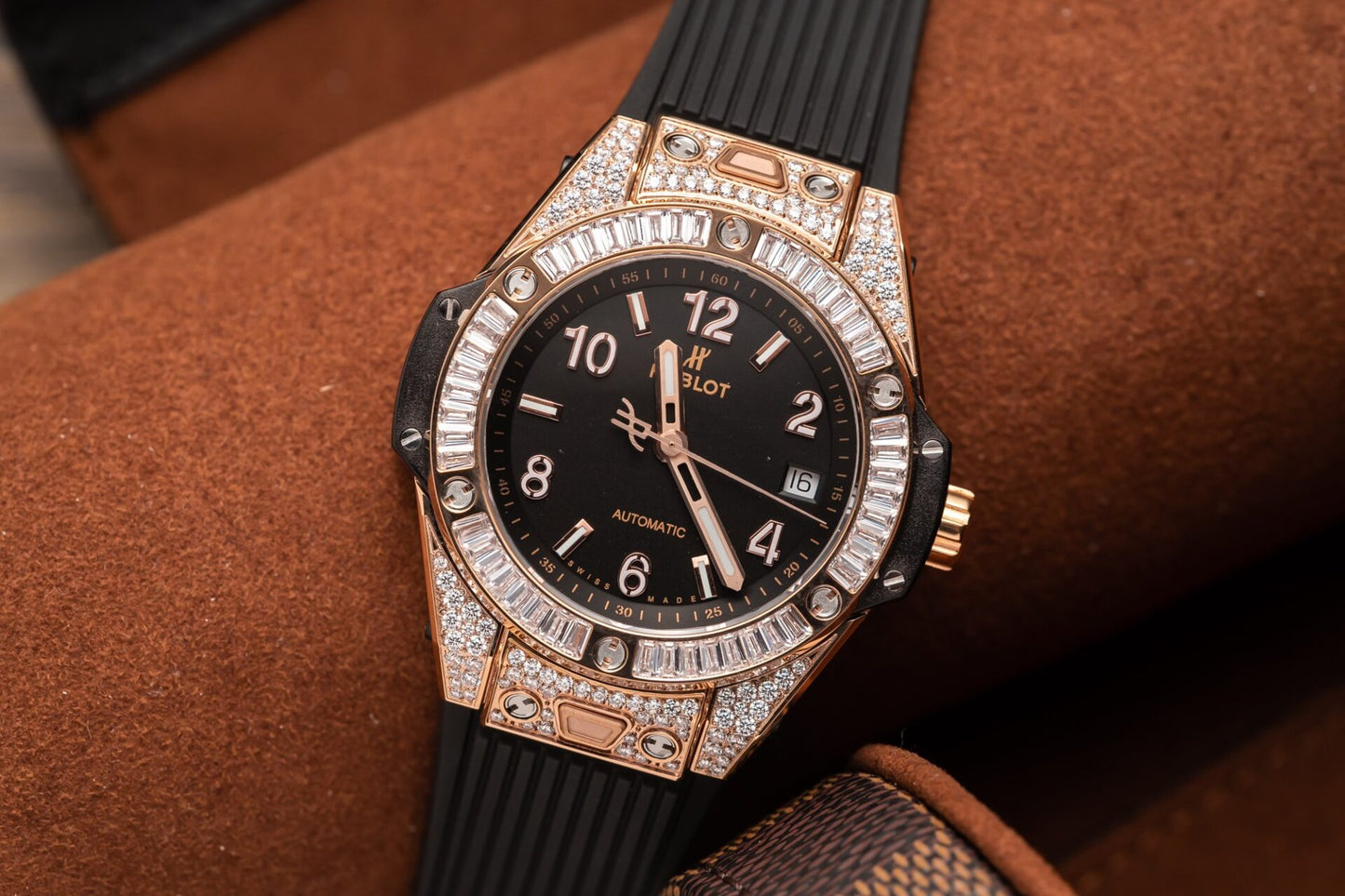 Hublot Replica Watch Big Bang One Click King Gold Black Dial 39mm