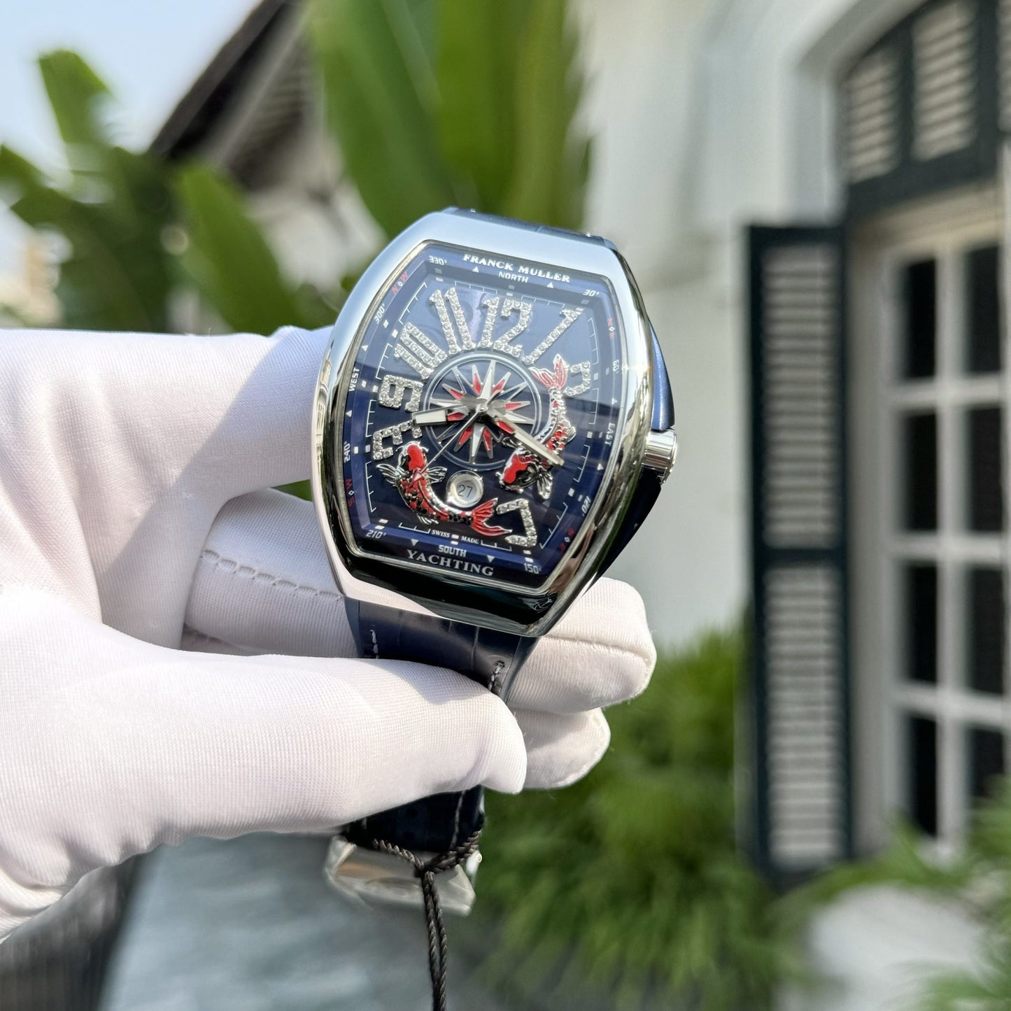 Franck Muller Replica 1:1 Watch Vanguard V45 Koi ABF Factory 45mm