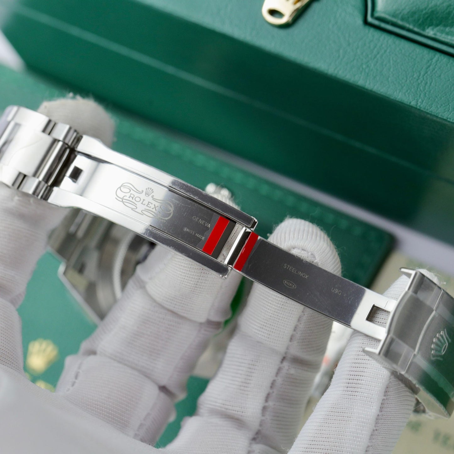 Rolex Rep 11 Watch Oyster Perpetual 126000 Green Dial Clean Factory 41mm