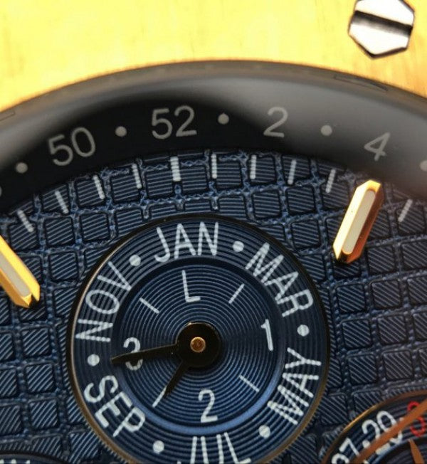 Replica Audemars Piguet JF Royal Oak 41mm 26574 YG Blue Textured Dial A5134