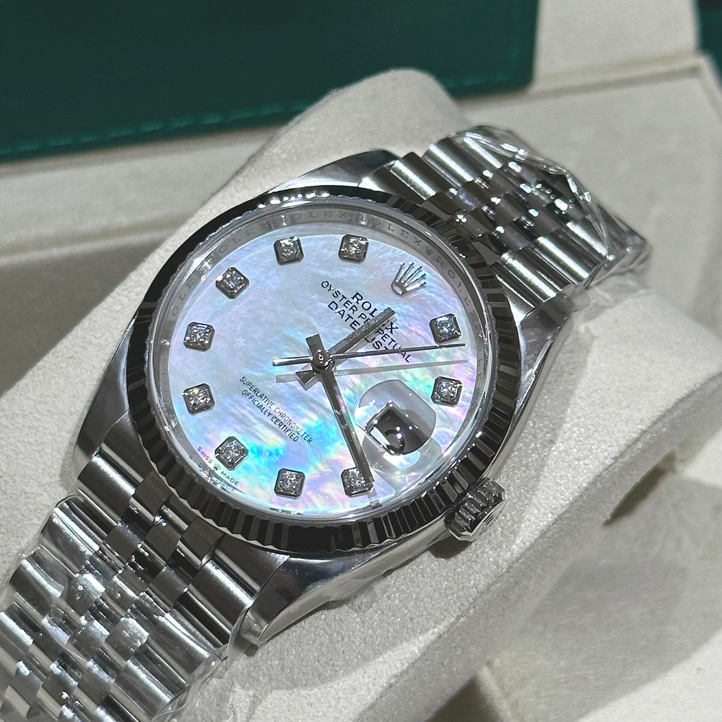 Rolex Replica 1:1 Watch DateJust 126334 Mother Of Pearl Clean Factory 41mm