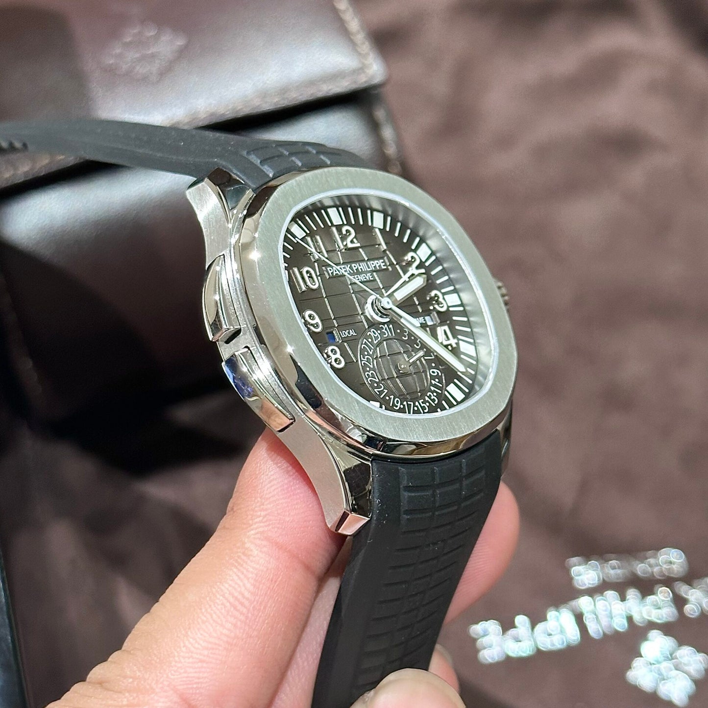 Patek Philippe Aquanaut 5164A Replica 1:1 Watch Gray Dial 40.8mm