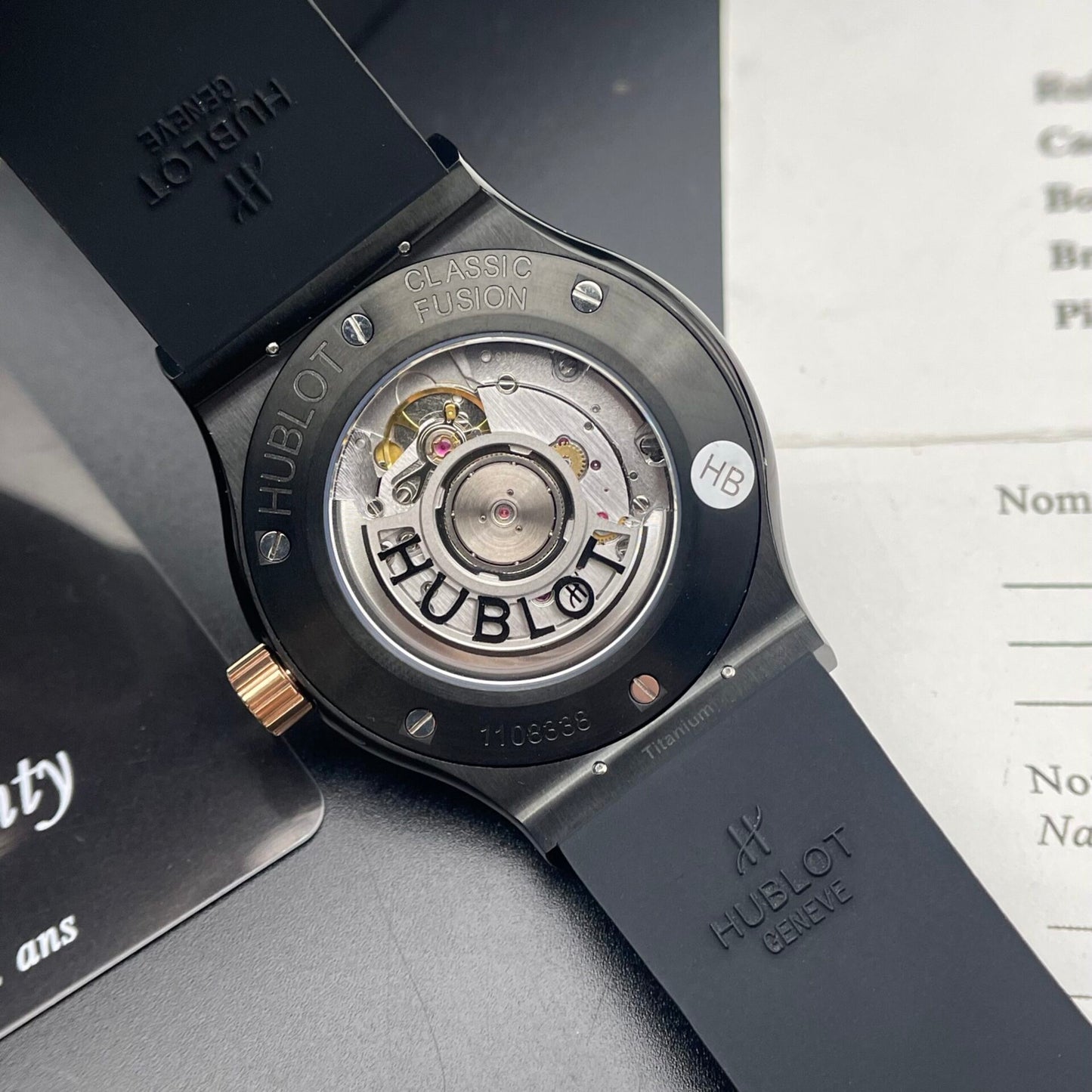 Hublot Fake Watch Classic Fusion Ceramic Rubber Strap HB Factory 42mm