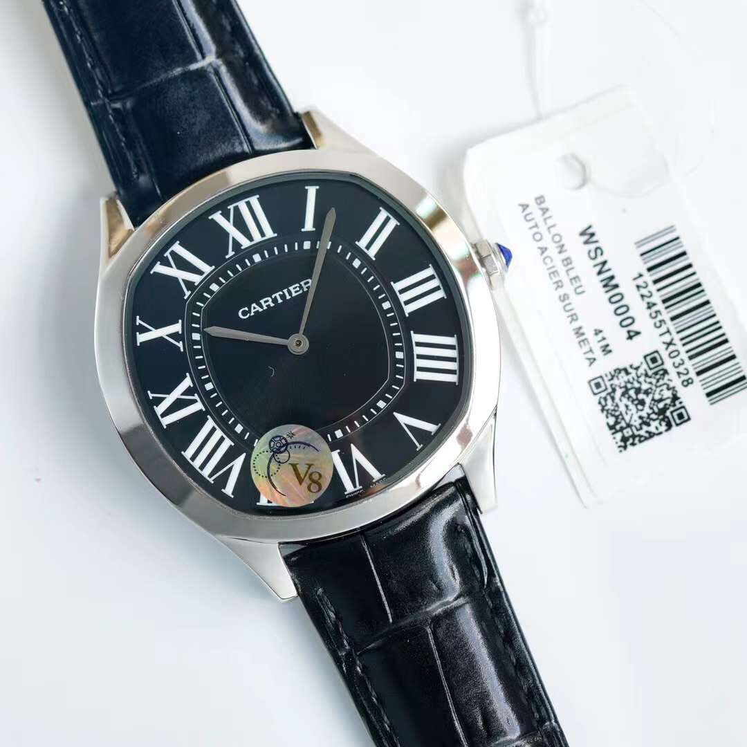 Cartier - Drive de Cartier White Gold - 40mm Smooth(1:1 replica)