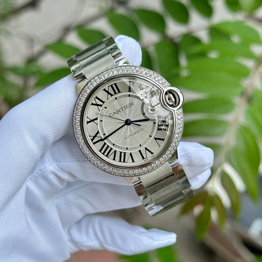 Cartier Replica 1:1 Watch Ballon Degrees With Moissanite Diamond Bezel 42mm