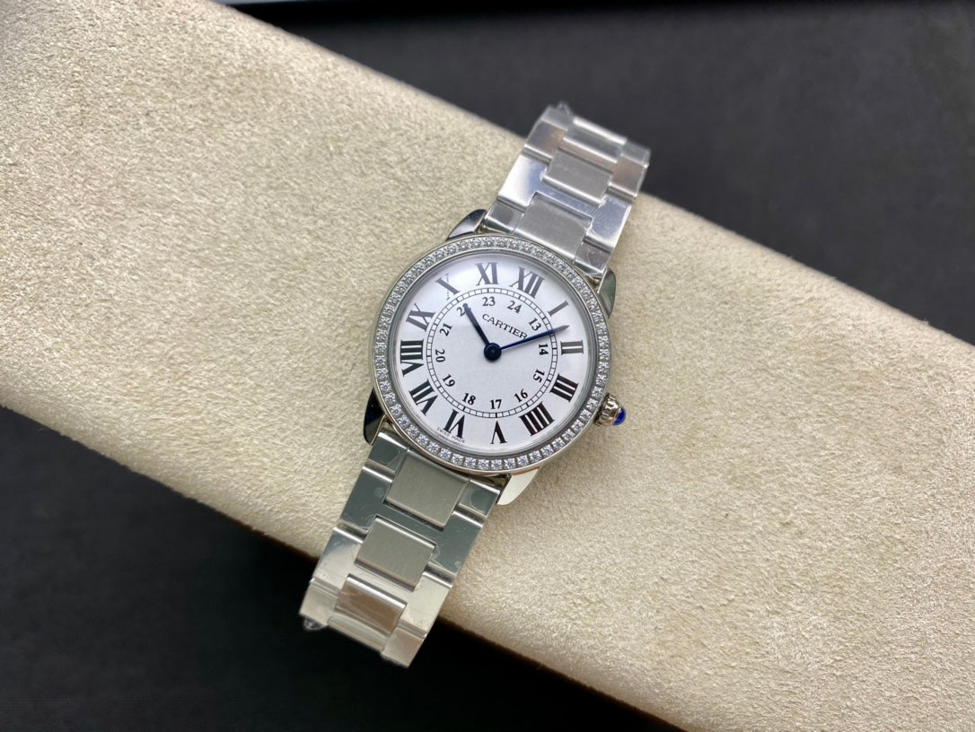 Cartier London Roman Numeral Couple's Watch Size 36mm(1:1 replica)