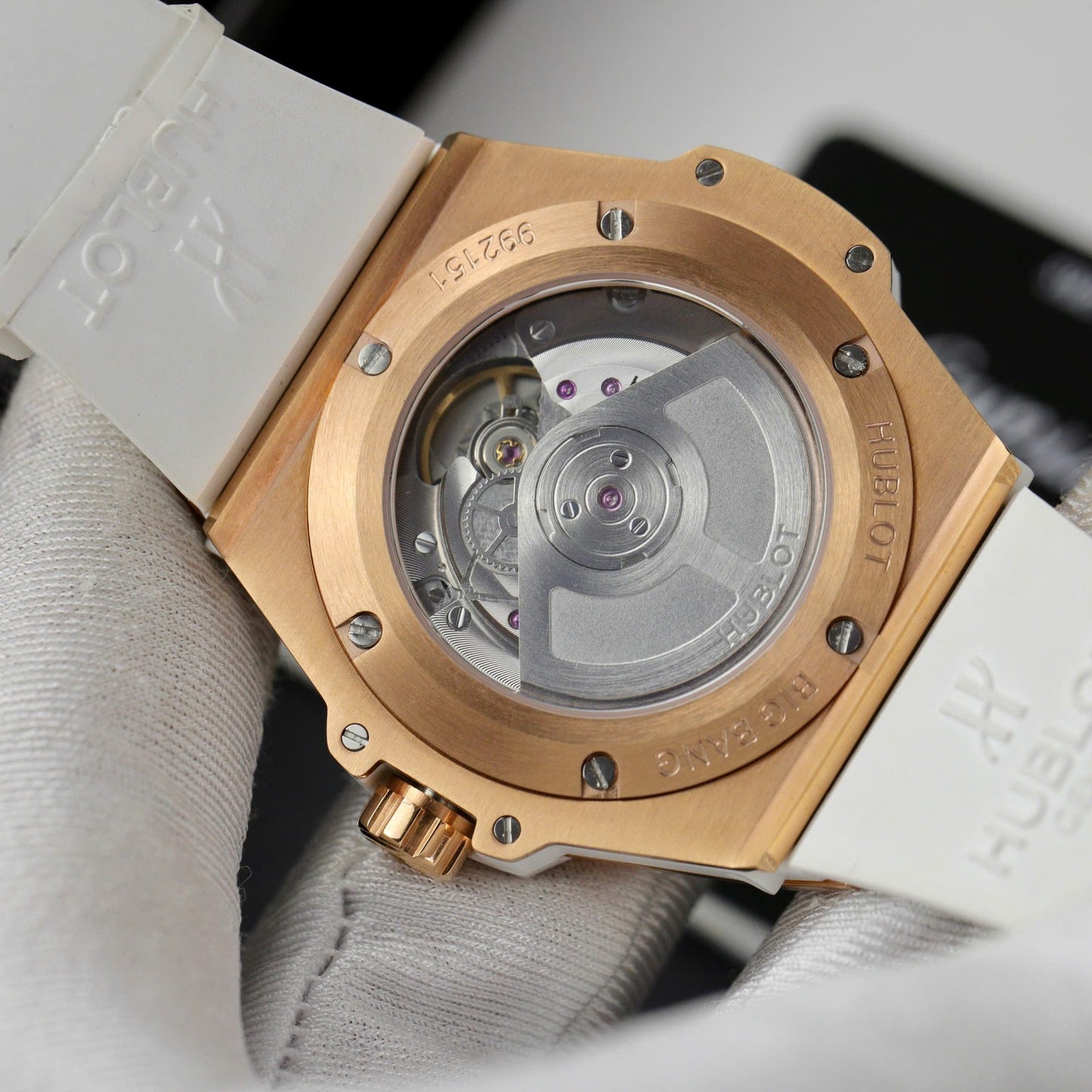 Hublot Big Bang One Click King Gold Custom Moissanite Diamonds Hong Kong 39mm