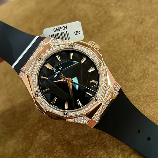 Hublot Replica 1:1 Watch Orlinski King Gold Demi With Moissanite Diamond 40mm