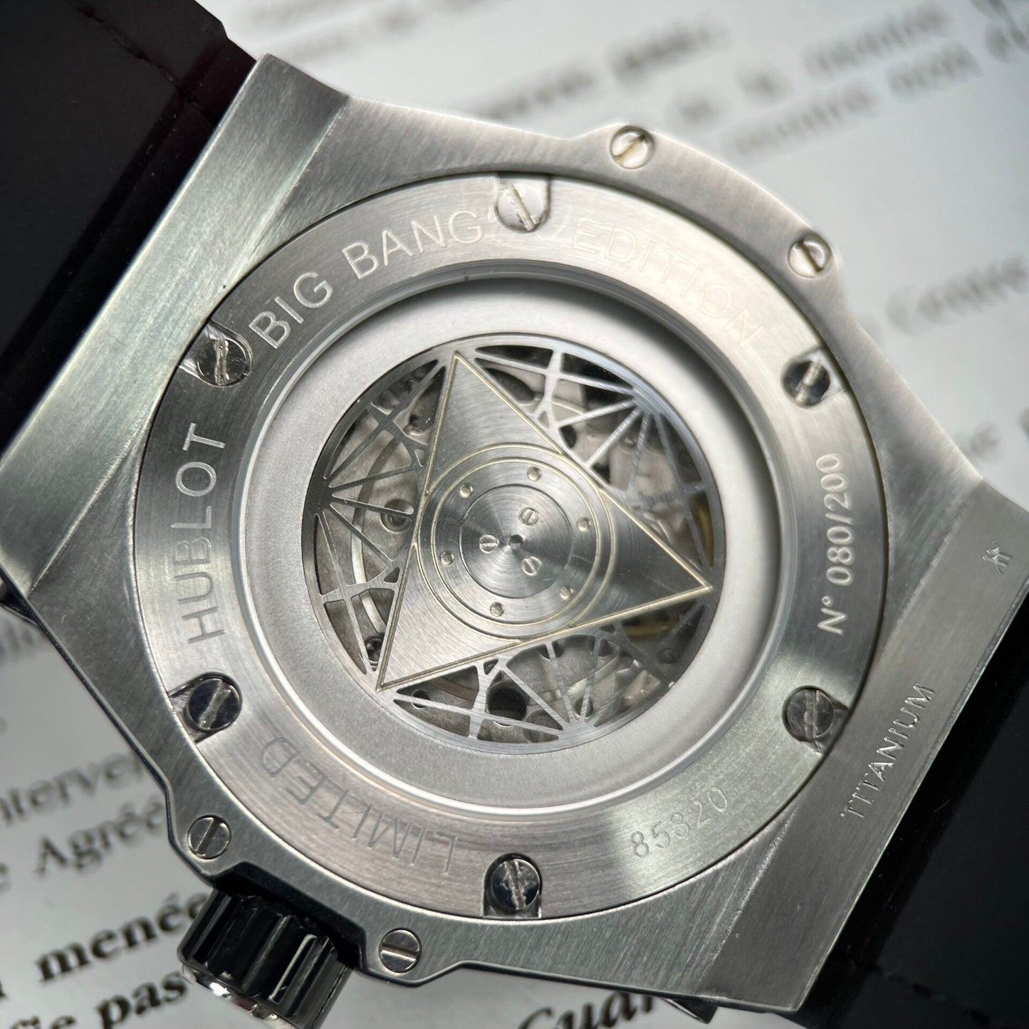 Hublot Big Bang Sang Bleu Replica Watch With Diamonds 45mm
