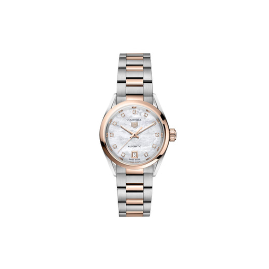 TAG Heuer Replica Watch Carrera Date Automatic 29 mm Steel and Gold(1:1 replica)