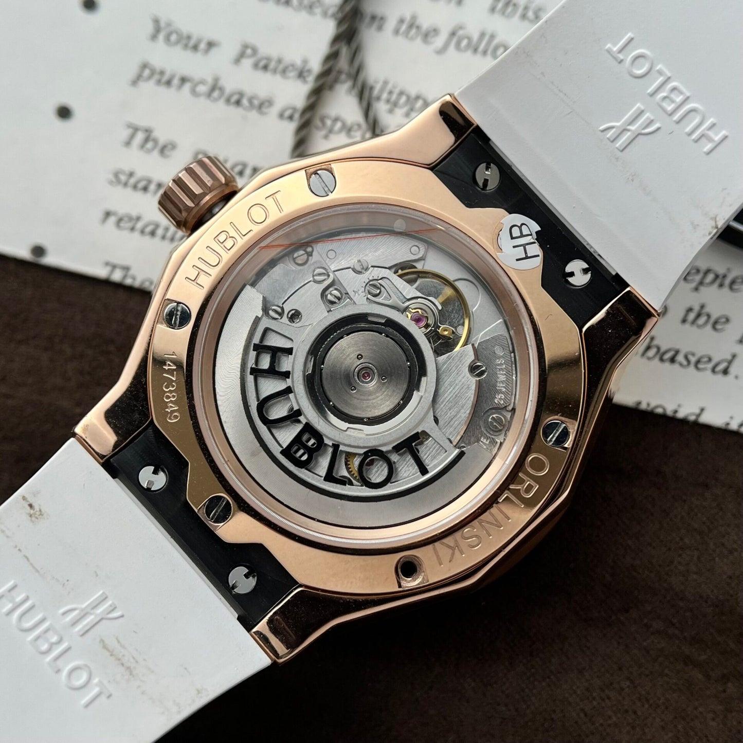 Hublot Replica 1:1 Watch Classic Fusion Orlinski King Gold Full Diamonds White 40mm