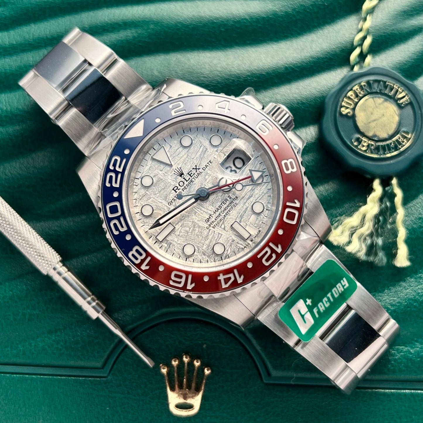 Rolex Replica Watch GMT-Master II 126719BLRO Meteorite Dial 40mm