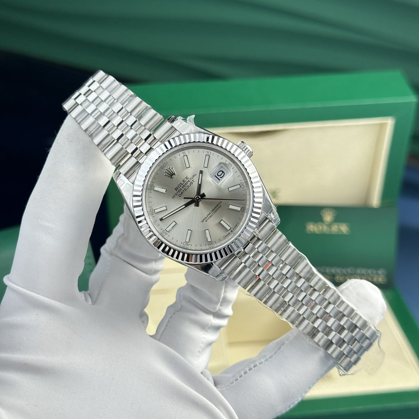 Rolex Replica Watches DateJust 126334 Silver Dial VS Factory 41mm