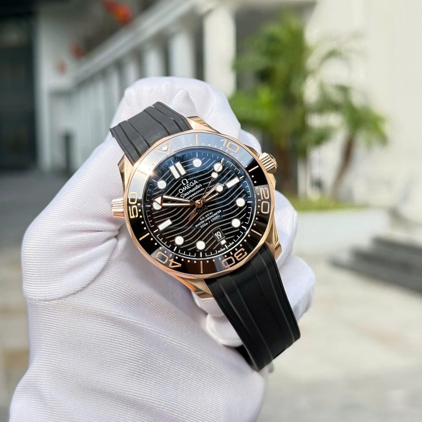 Omega High End Watch Replicas Seamaster Diver 300M Sedna? Black Rubber Strap VS Factory 42mm