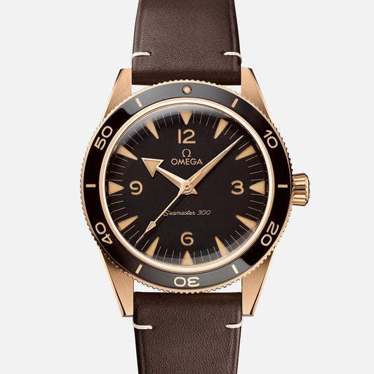 Seamaster 300 Co-Axial Master Chronometer 41mm Bronze Gold(1:1 replica)