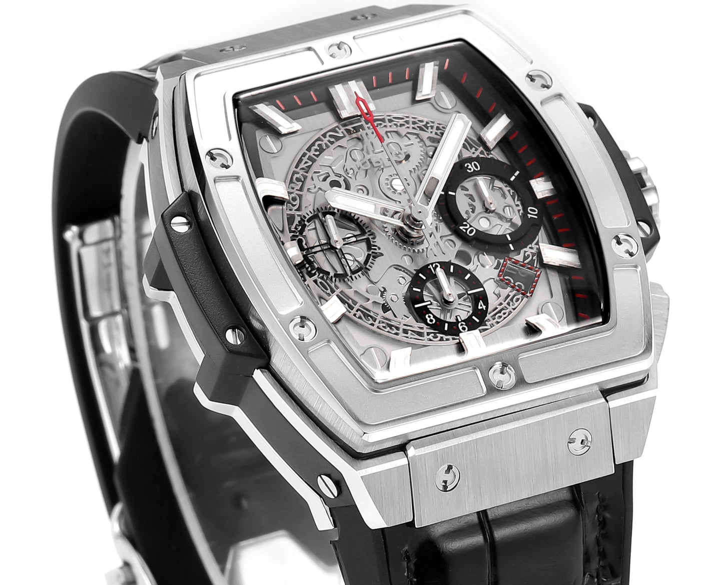 Hublot SPIRIT OF BIG BANG Chronograph, 45 mm Textured rubber strap(1:1 replica)