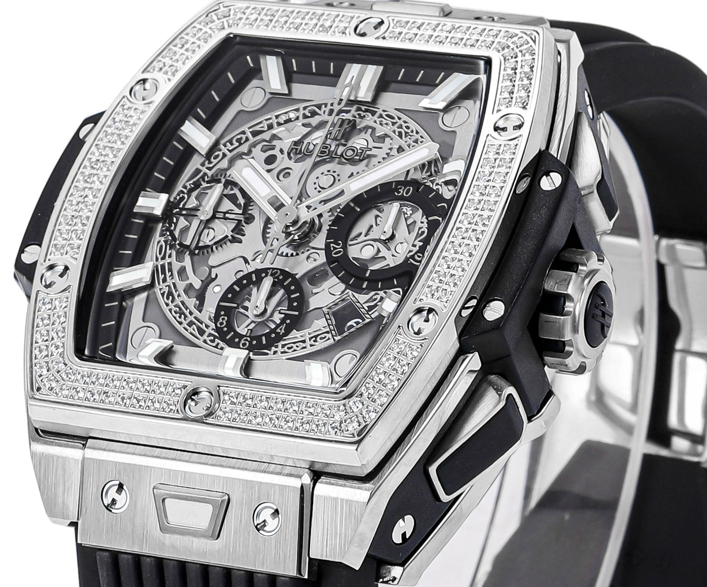 Hublot Spirit of Big Bang Textured Rubber Strap(1:1 replica)