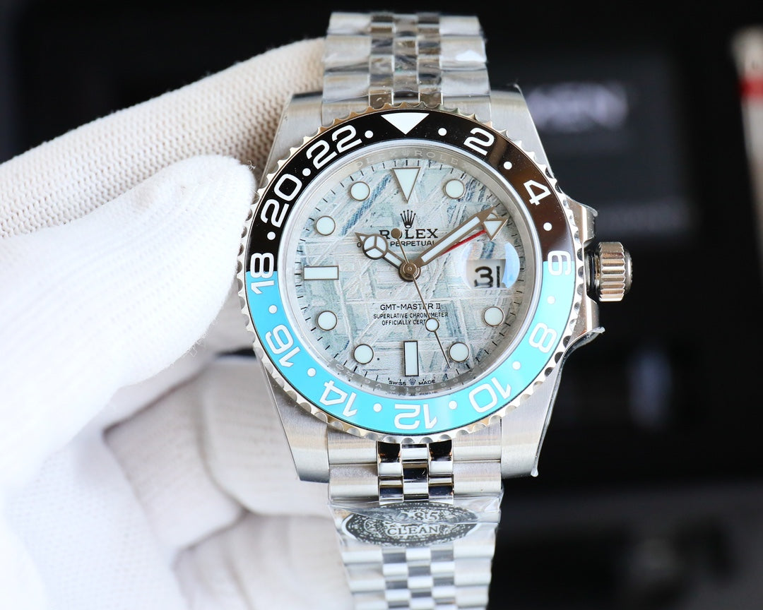 Rolex GMT Masterll Greenwich Materoite Semi Swiss ETA Automatic Watch(1:1 replica)