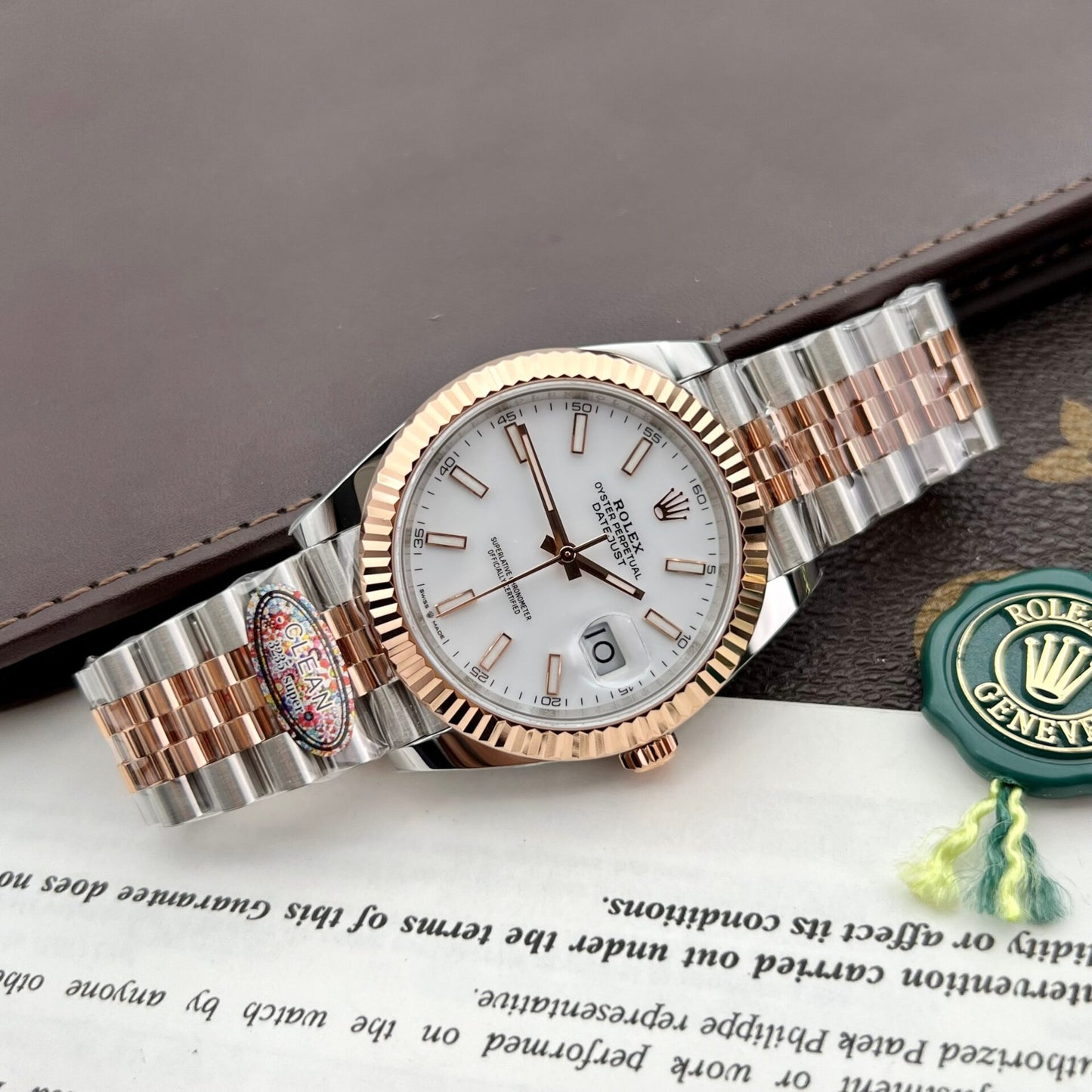 Rolex Replica Watches DateJust 126331 Demi Rose White Dial Clean Factory 41mm