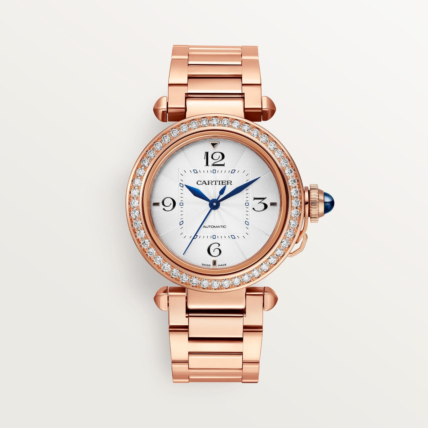 Pasha de fake cartier watch 35 mm mechanical movement with automatic winding caliber 1847 MC(1:1 replica)