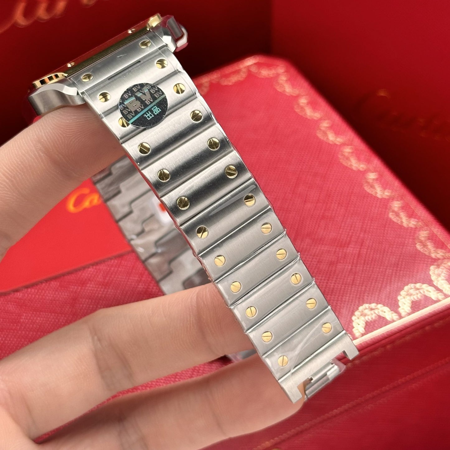 Cartier Replica 11 Watch Santos de Cartier W2SA0009 Demi Gold BV Factory 39.8mm