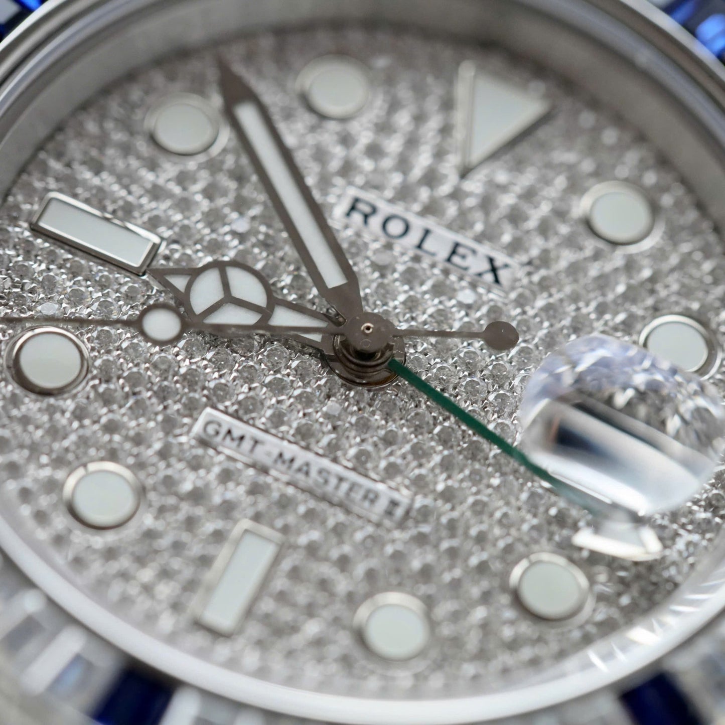 Rolex GMT-Master II Replica Watch Sapphire + Diamonds Moissanite 40mm