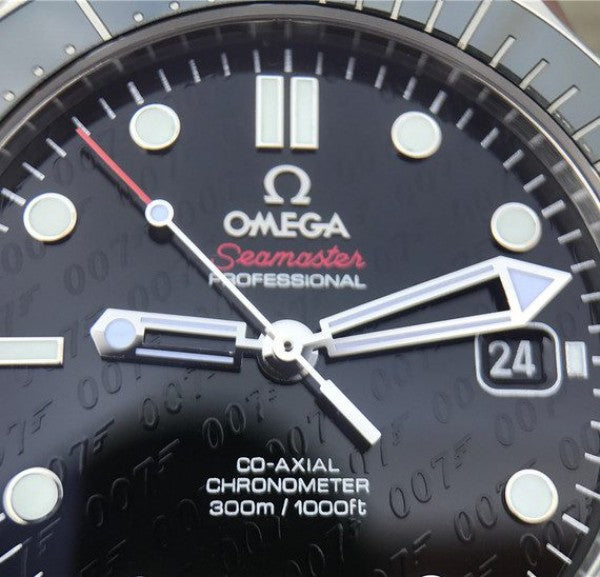 Replica Omega Seamaster 300M Chronometer SS  007  Limited Edition SS Bracelet A2824