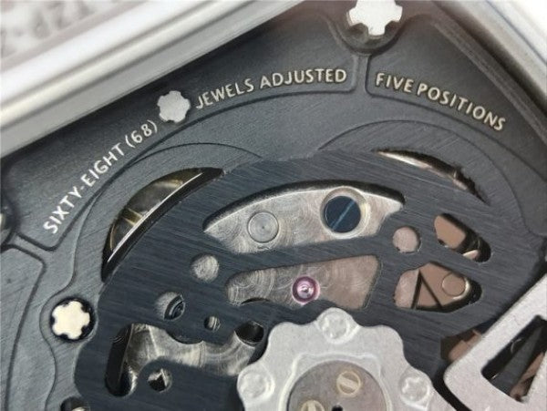 Replica Richard Mille RM011 White Ceramic Felipe Massa Green Inner Bezel White Rubber Strap A7750