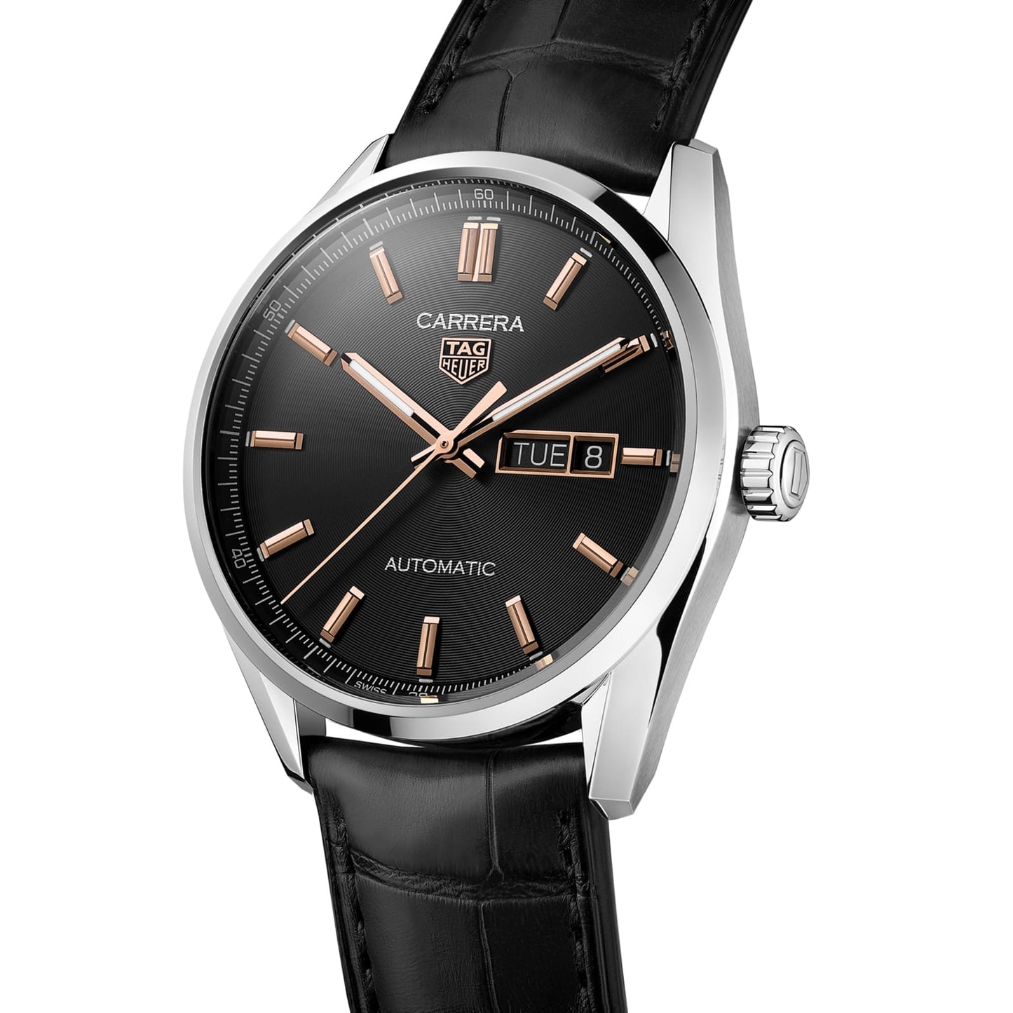 TAG Heuer Replica Watch Carrera Day-Date Automatic 41 mm Steel(1:1 replica)
