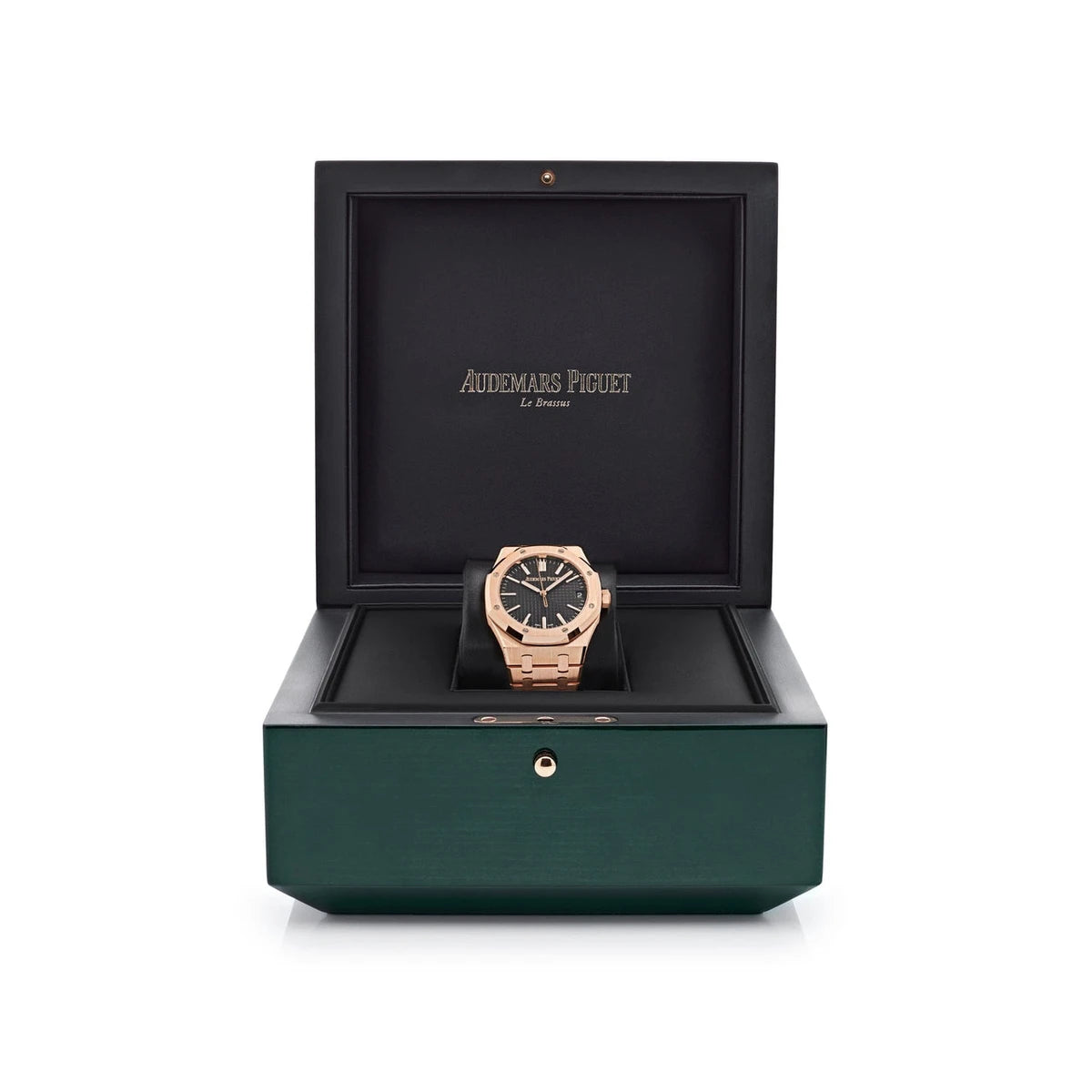 Royal Oak 41 Selfwinding Rose Gold Black Dial(1:1 replica)